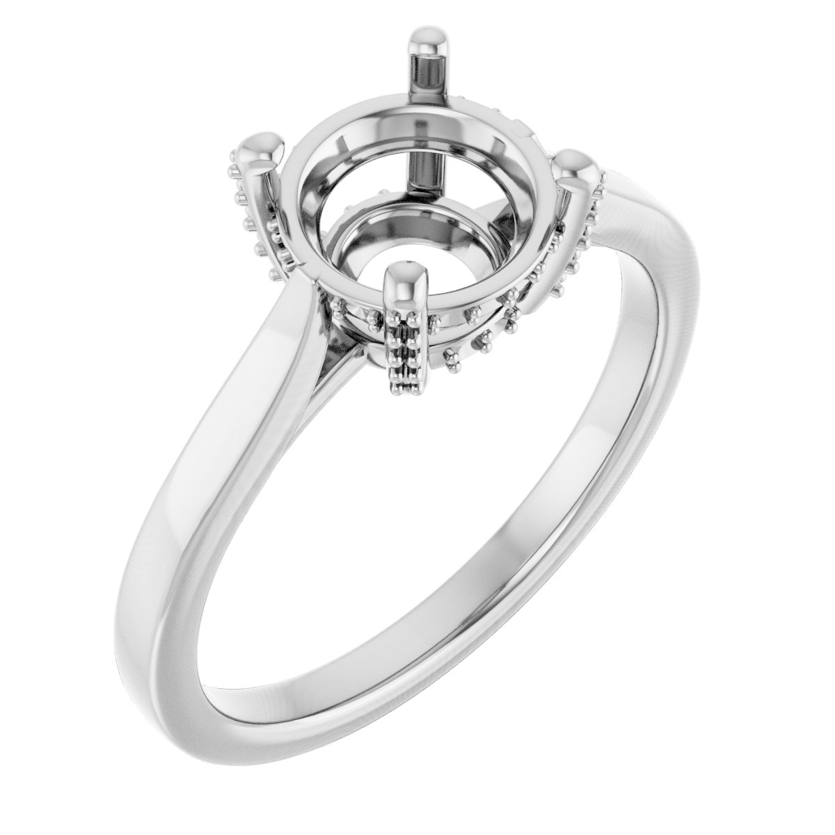 Accented Engagement Ring