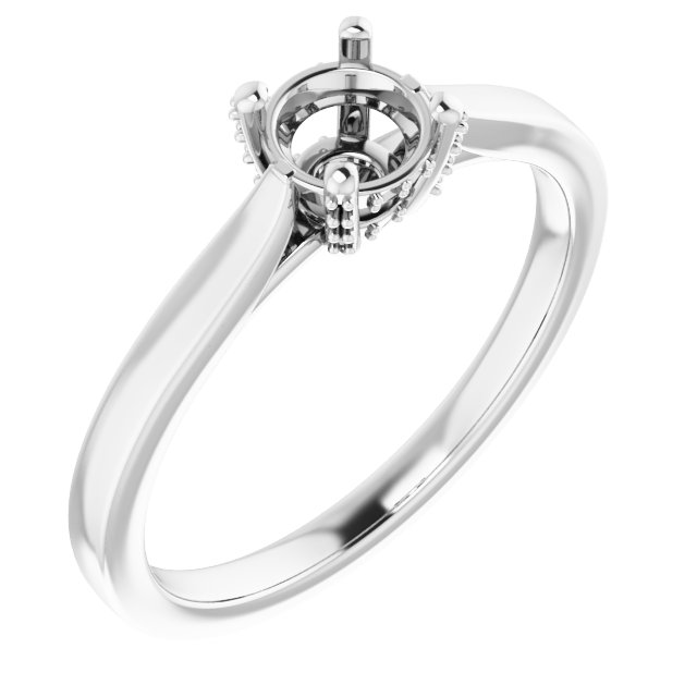 Accented Engagement Ring