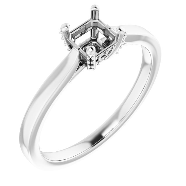Accented Engagement Ring