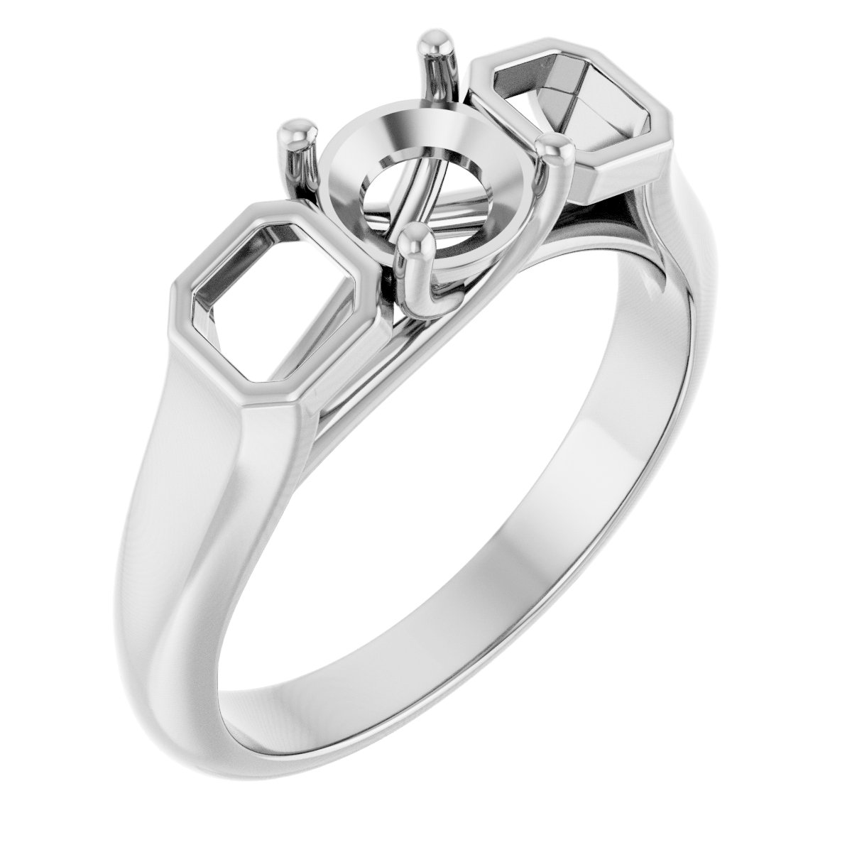 Three-Stone Engagement Ring