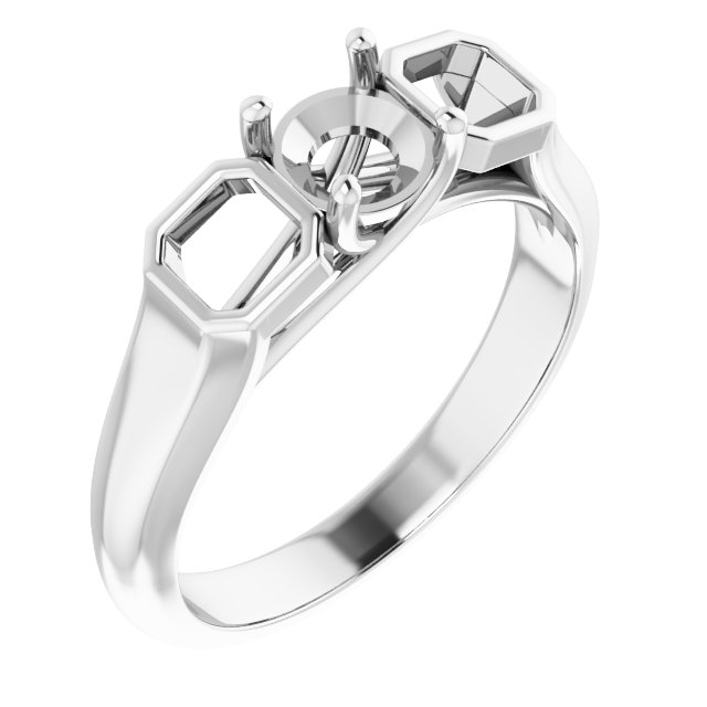 Three-Stone Engagement Ring