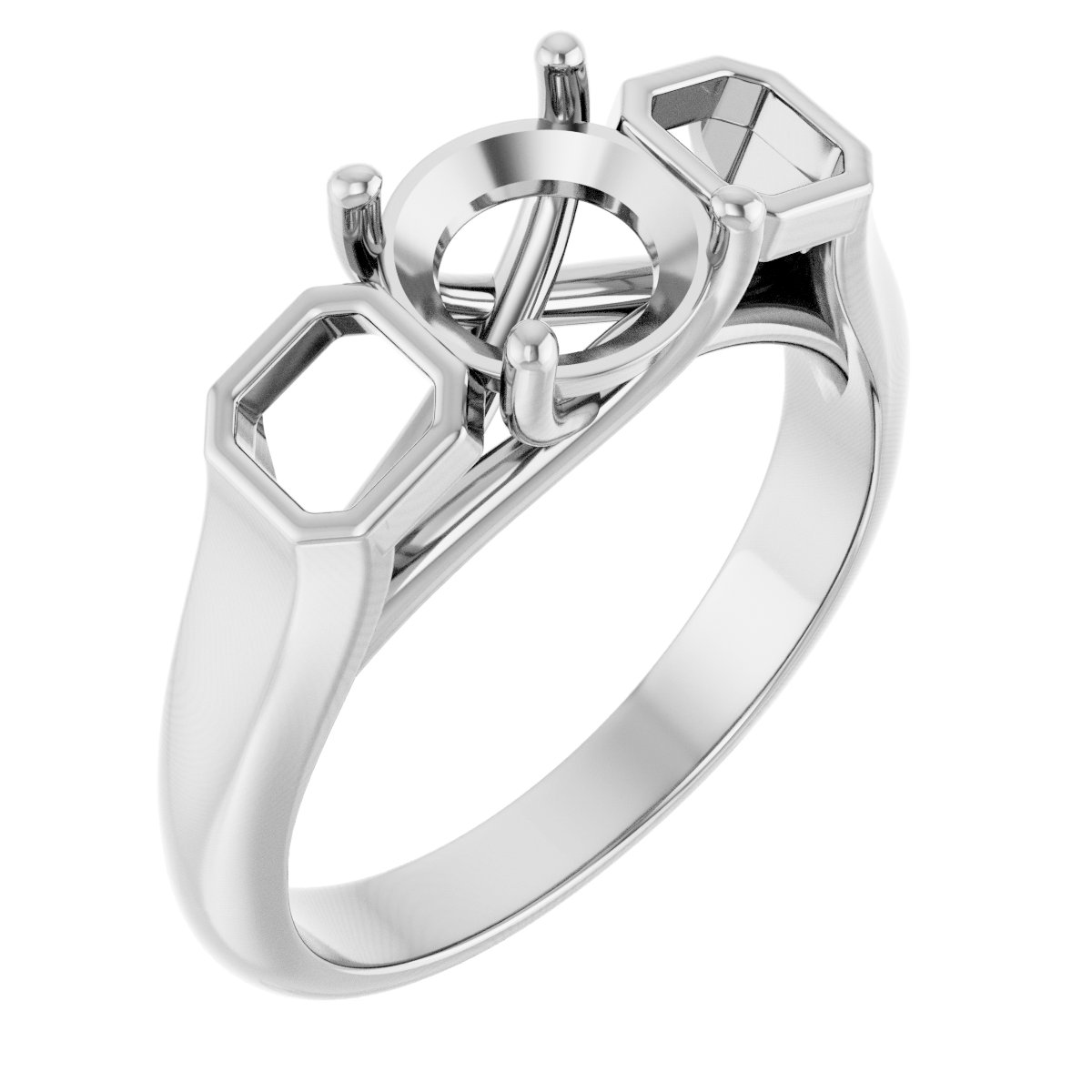 Three-Stone Engagement Ring