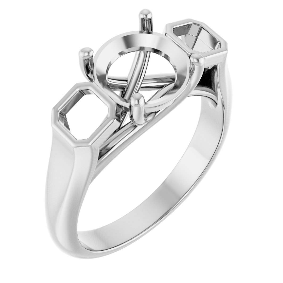 Three-Stone Engagement Ring