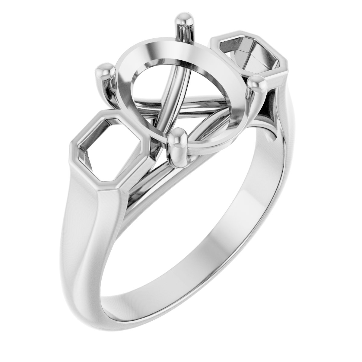 Three-Stone Engagement Ring