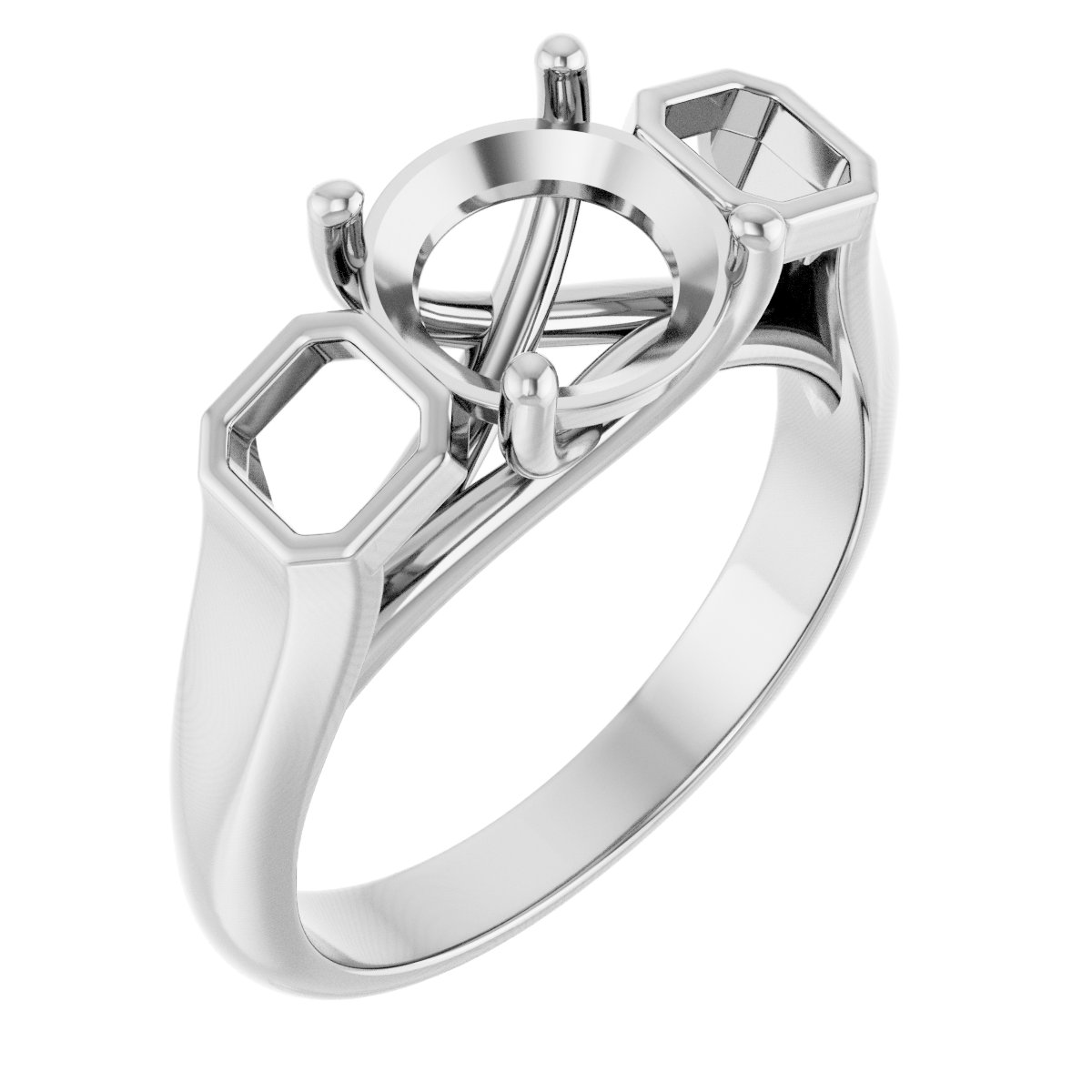 Three-Stone Engagement Ring
