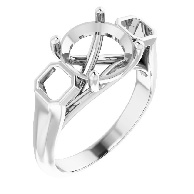 Three-Stone Engagement Ring