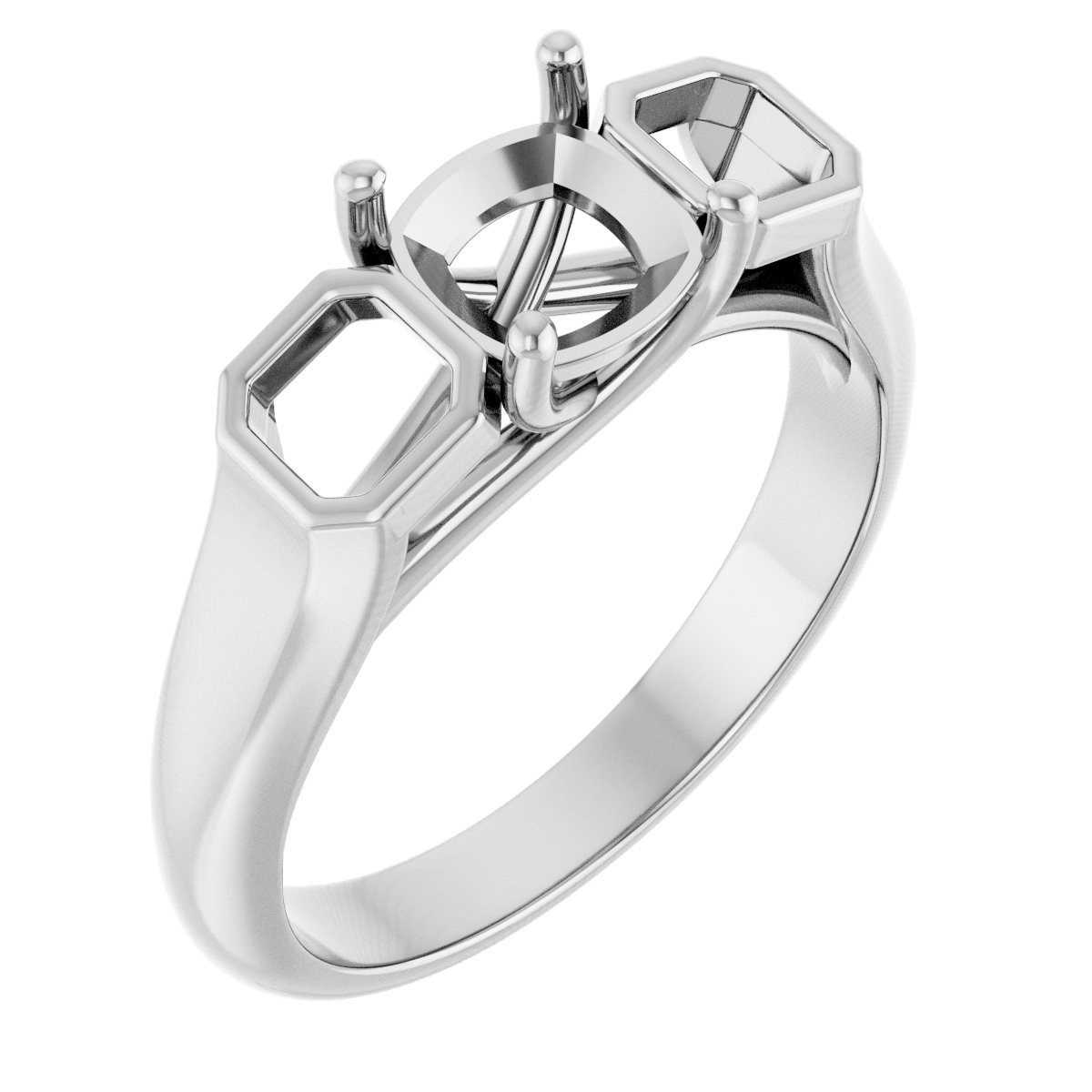 Three-Stone Engagement Ring