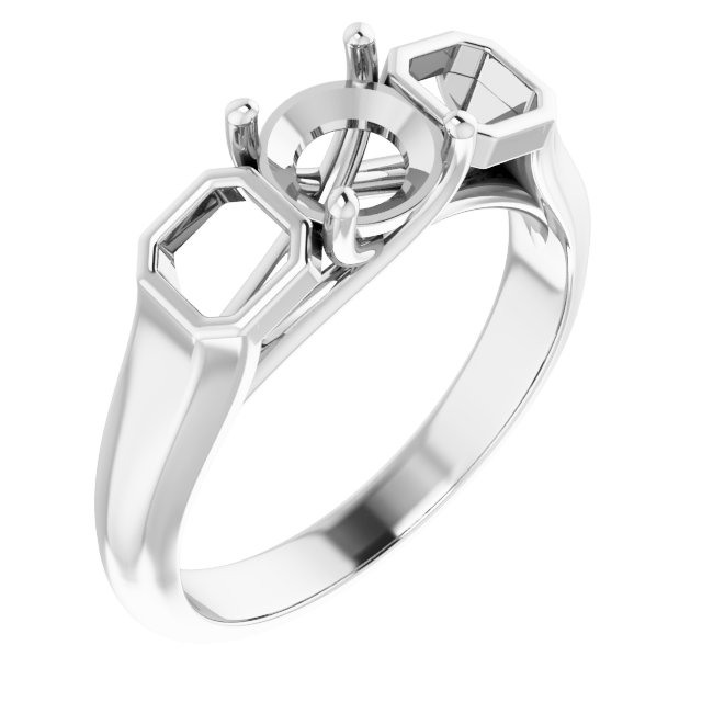 Three-Stone Engagement Ring