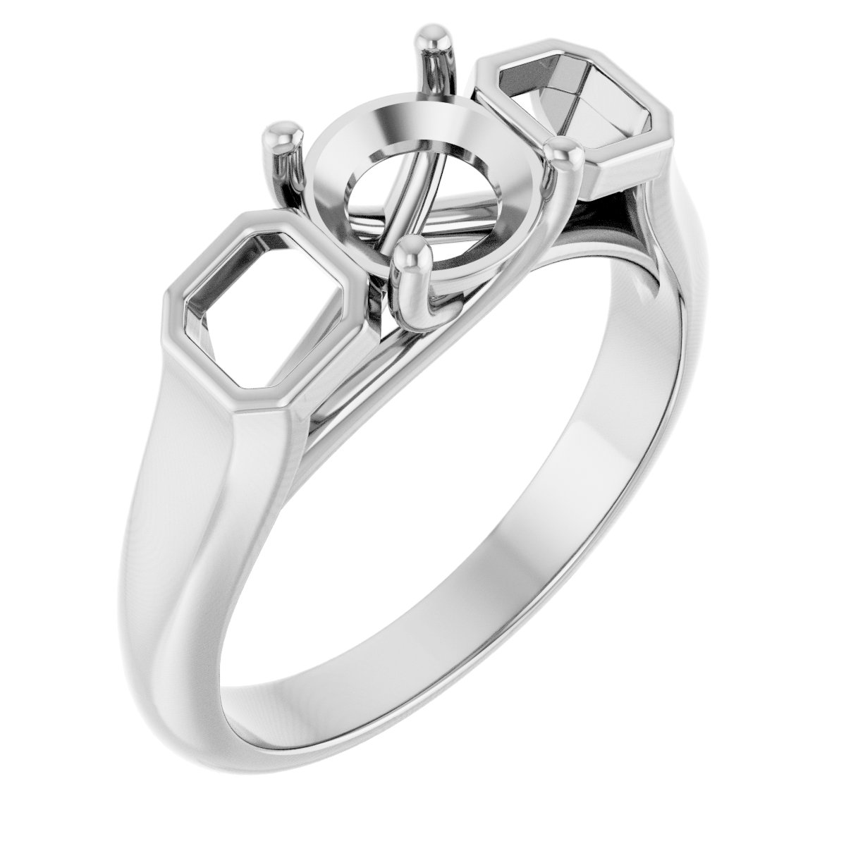 Three-Stone Engagement Ring