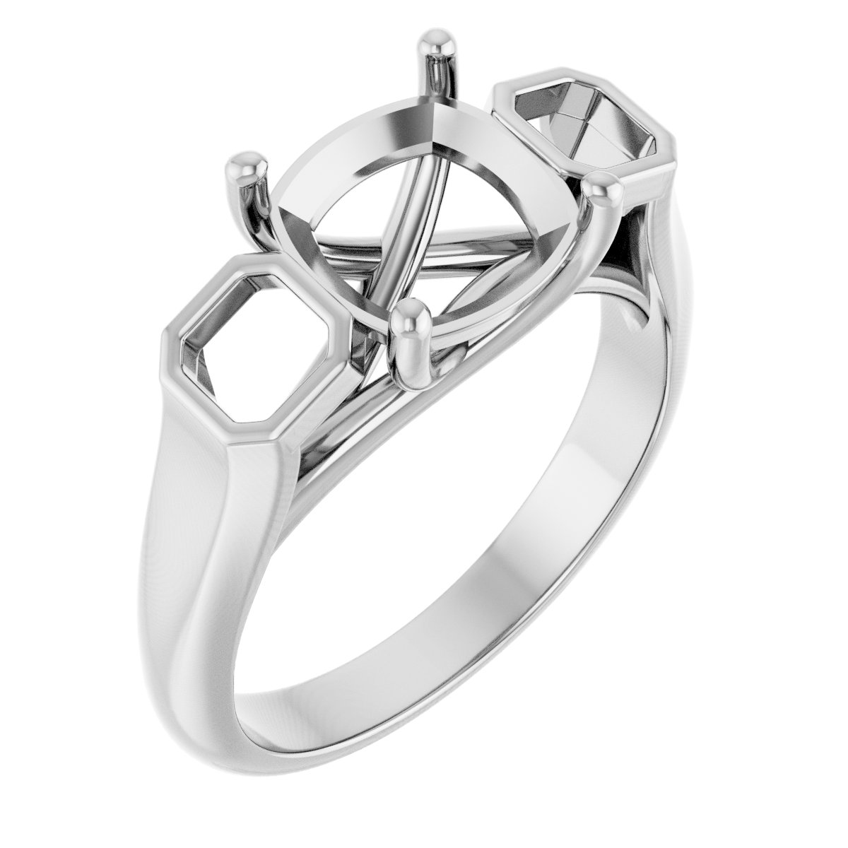 Three-Stone Engagement Ring