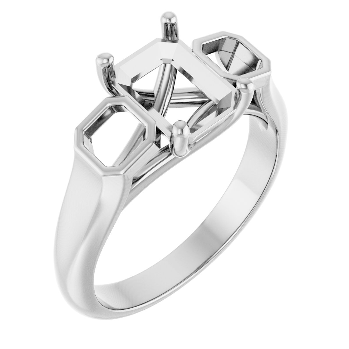 Three-Stone Engagement Ring