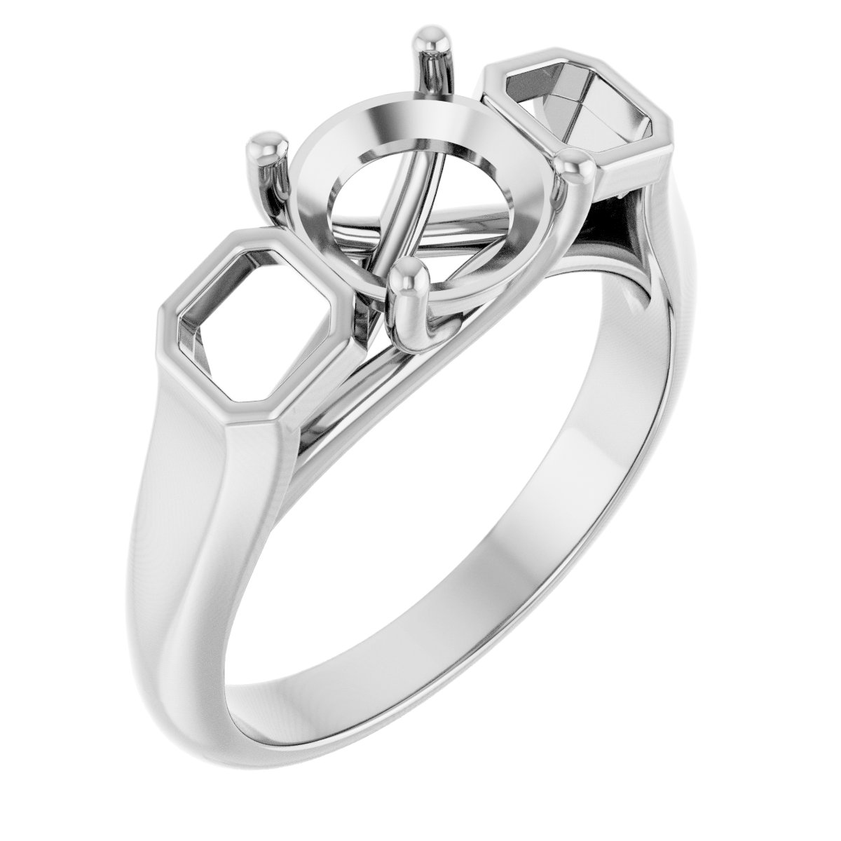 Three-Stone Engagement Ring
