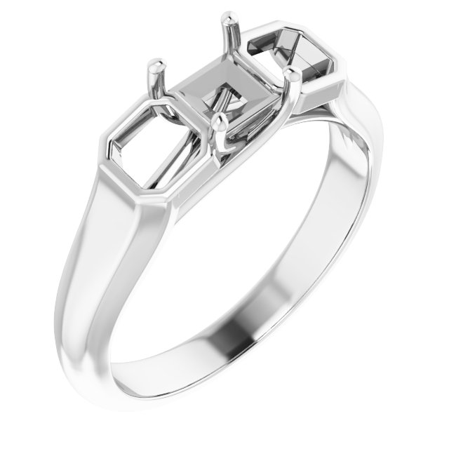 Three-Stone Engagement Ring