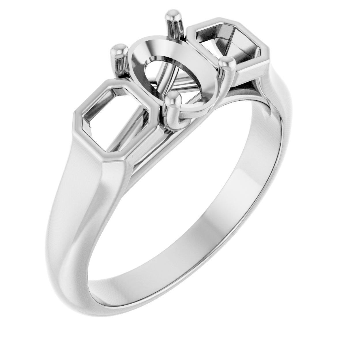 Three-Stone Engagement Ring