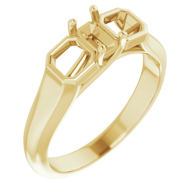 Three-Stone Engagement Ring
