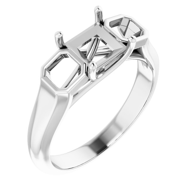 Three-Stone Engagement Ring