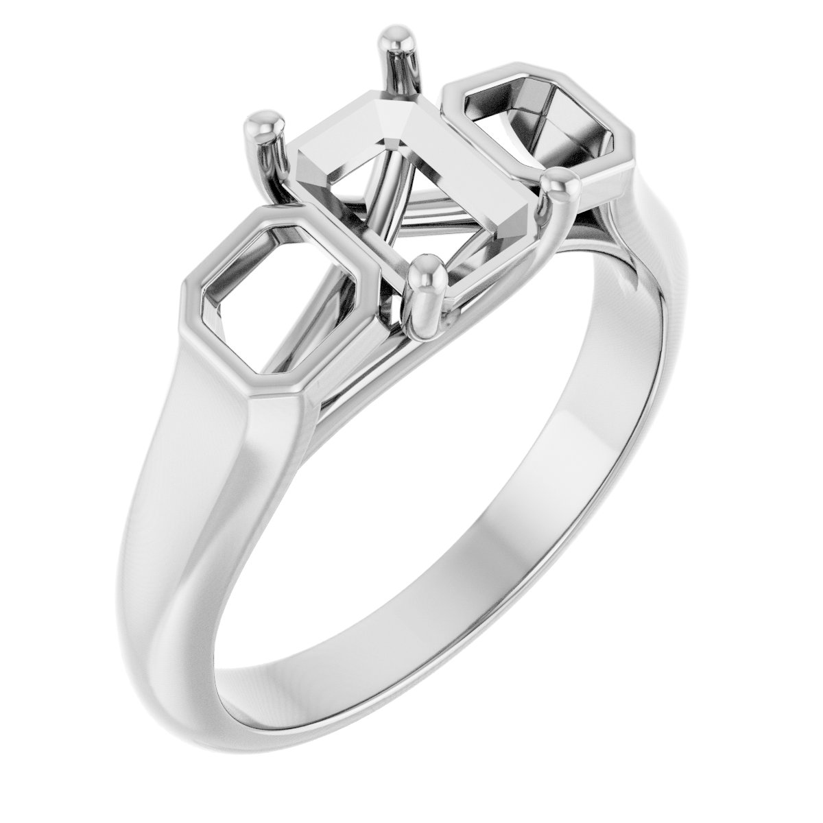 Three-Stone Engagement Ring