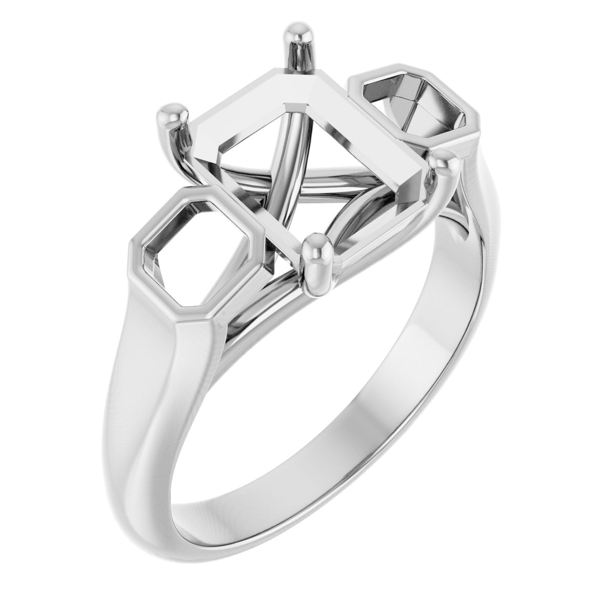Three-Stone Engagement Ring