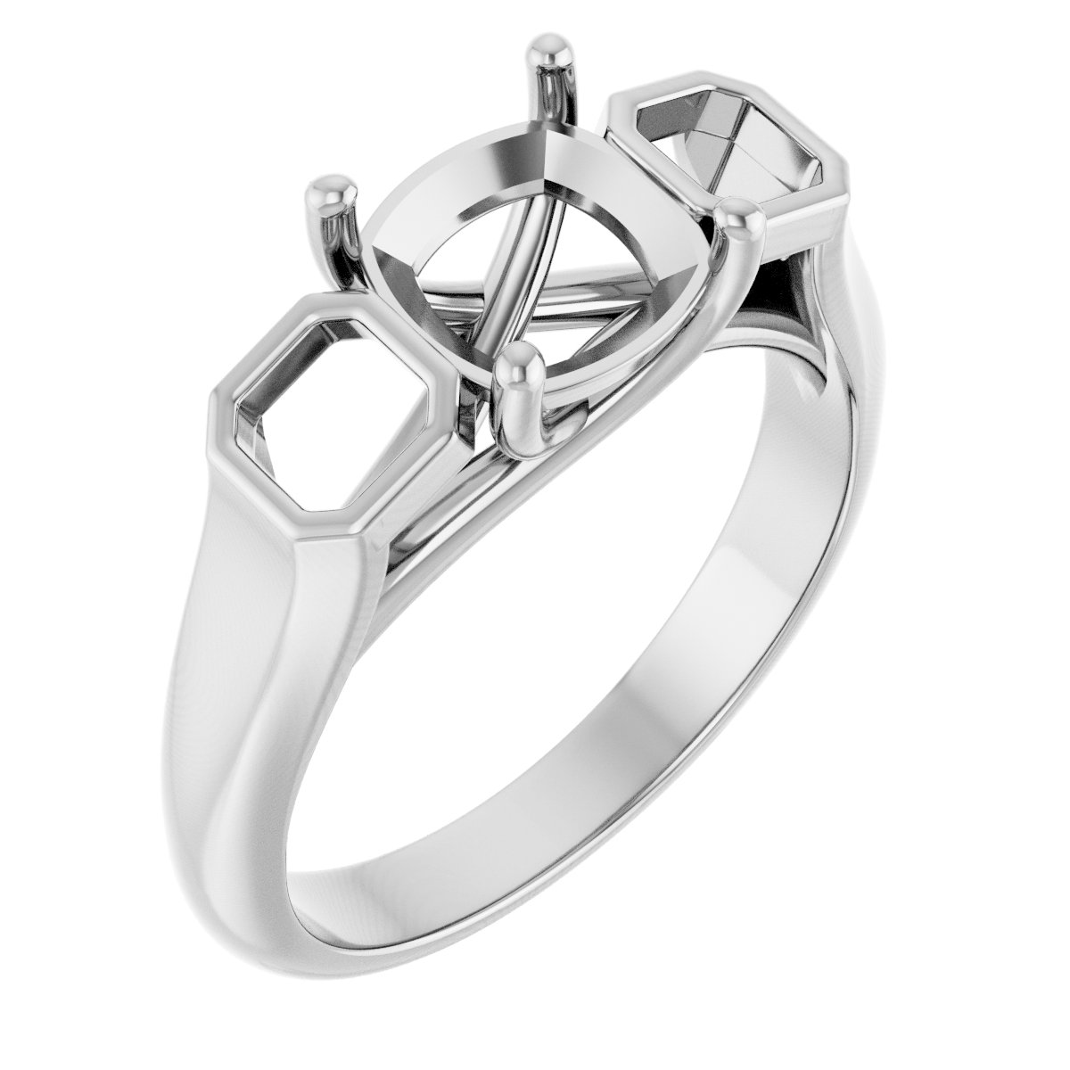 Three-Stone Engagement Ring