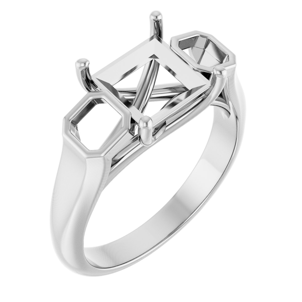 Three-Stone Engagement Ring