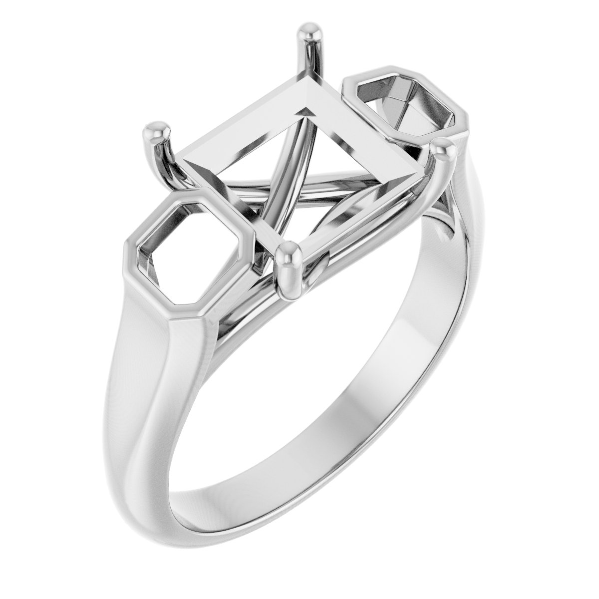 Three-Stone Engagement Ring