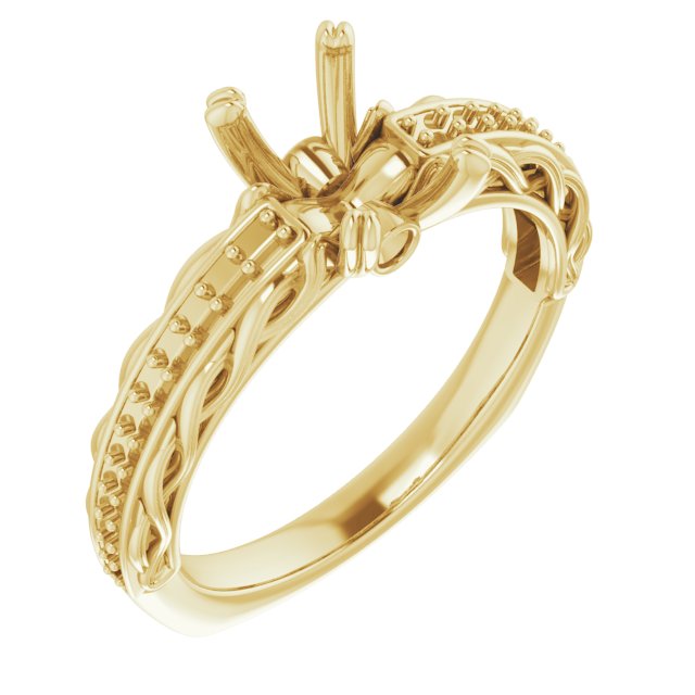 Accented Engagement Ring