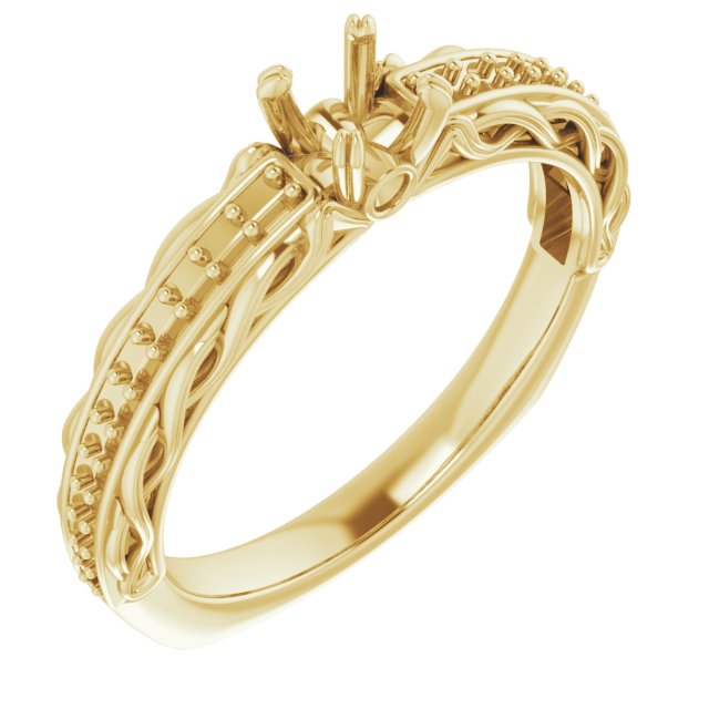 Accented Engagement Ring