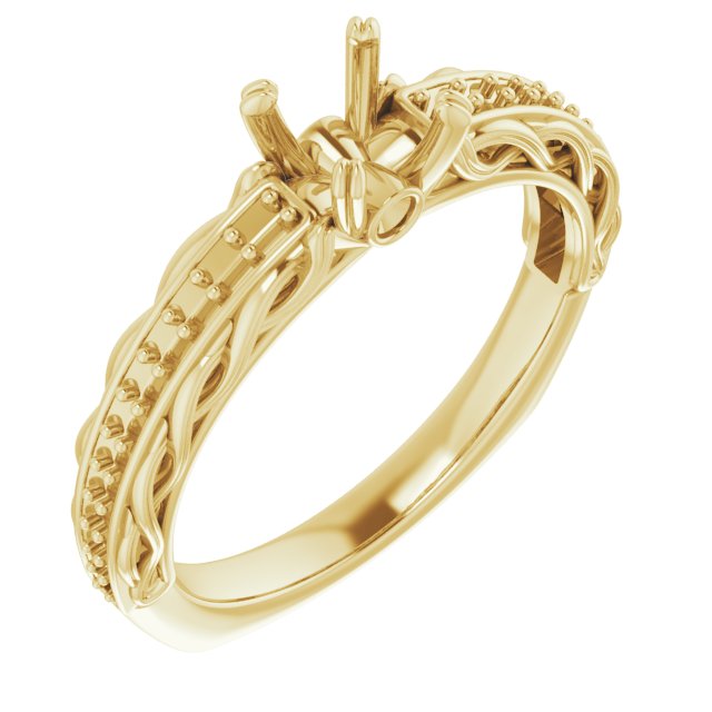 Accented Engagement Ring