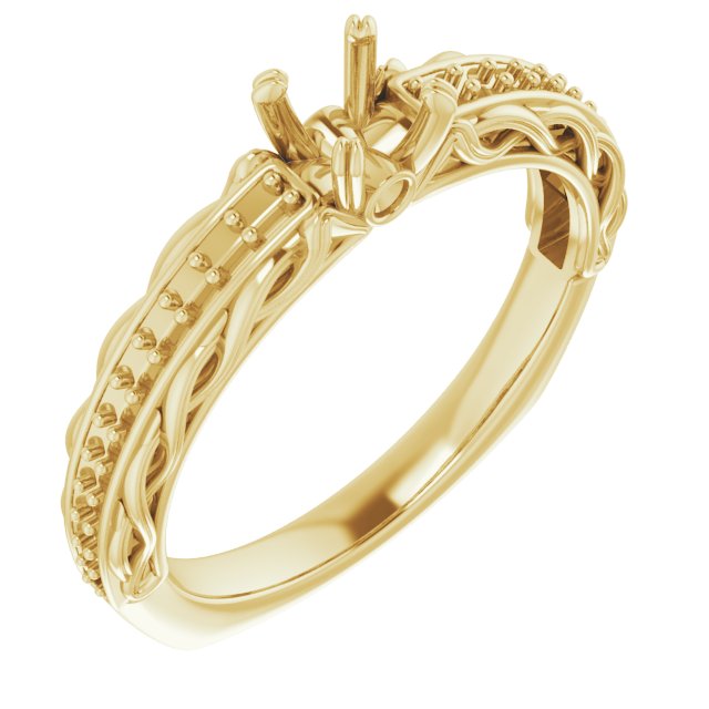Accented Engagement Ring