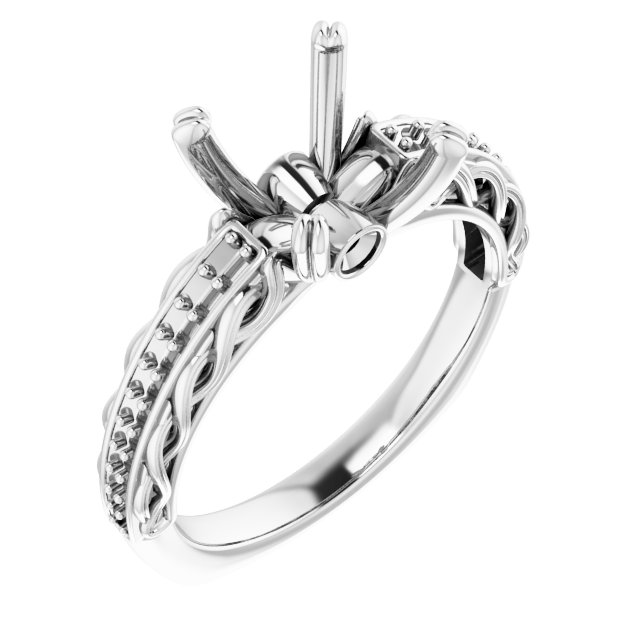 Accented Engagement Ring