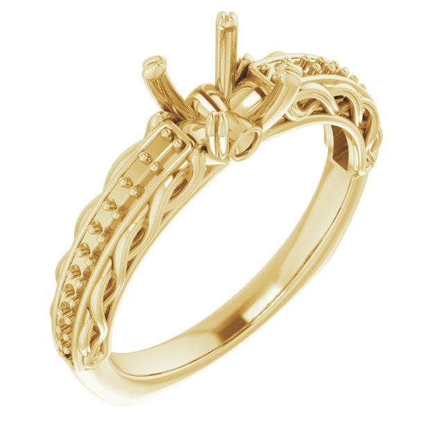 Accented Engagement Ring