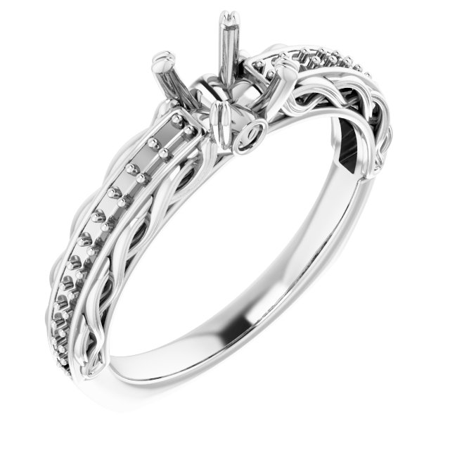 Accented Engagement Ring