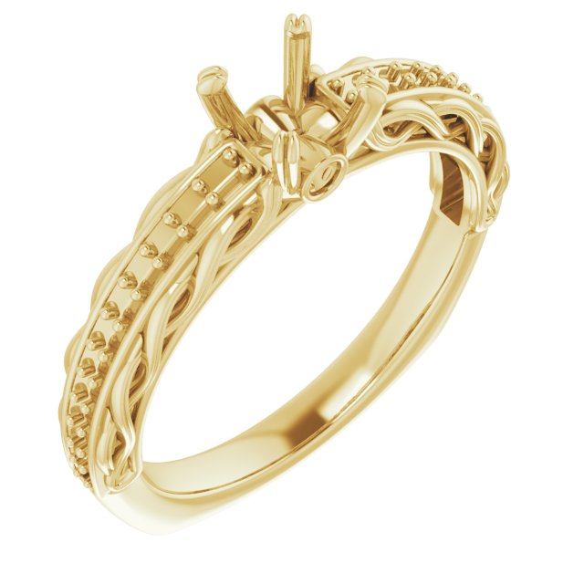 Accented Engagement Ring