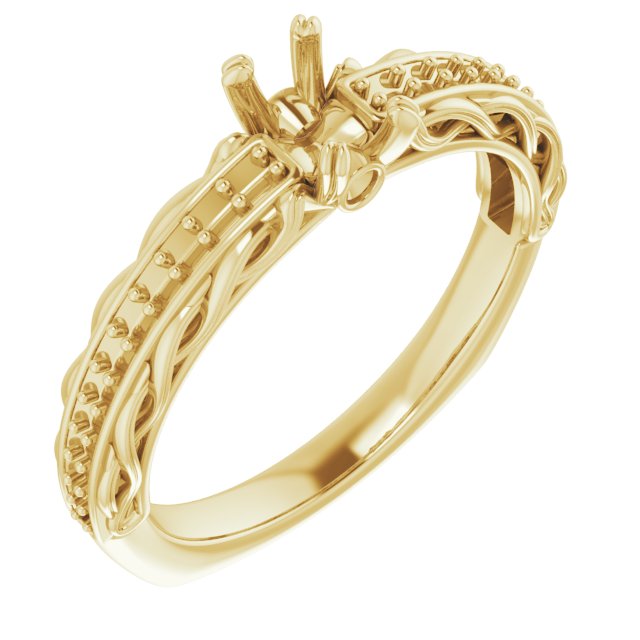 Accented Engagement Ring