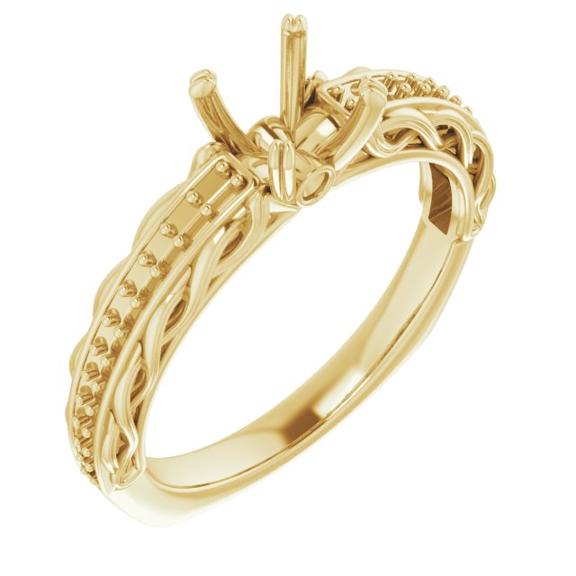 Accented Engagement Ring