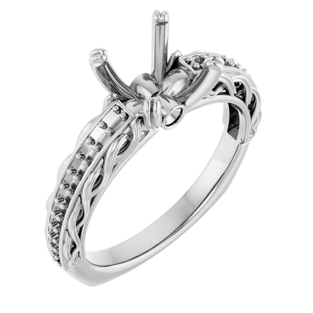 Accented Engagement Ring