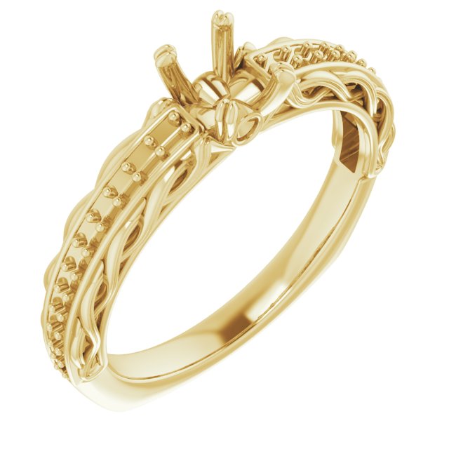 Accented Engagement Ring