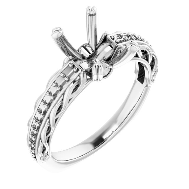 Accented Engagement Ring