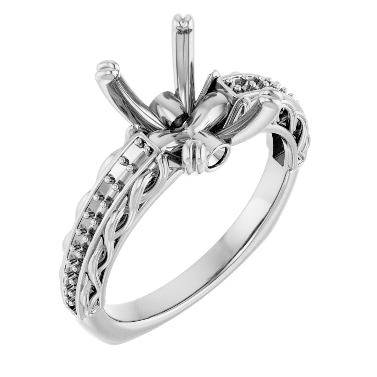 Accented Engagement Ring