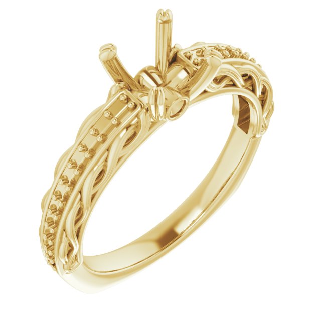 Accented Engagement Ring