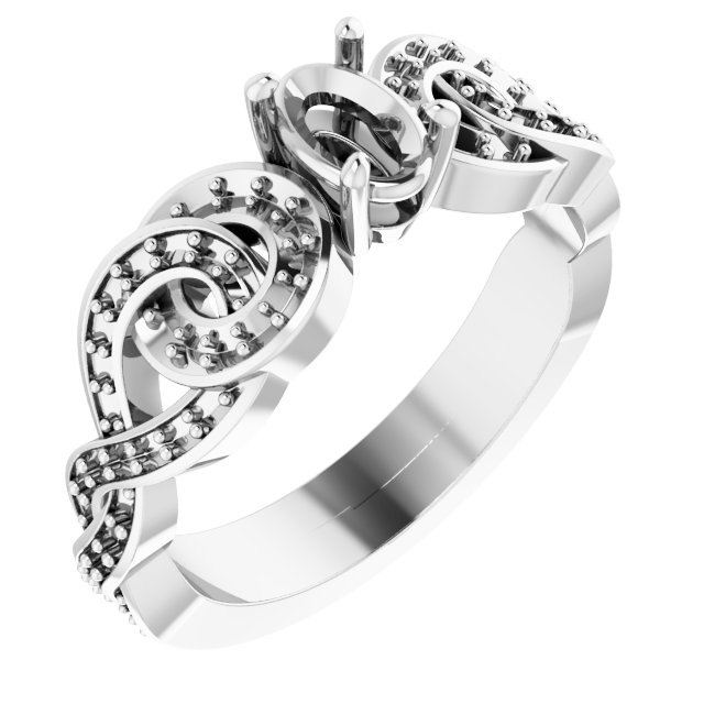 14k White Gold