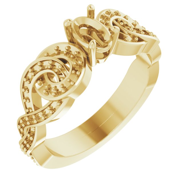14k Yellow Gold