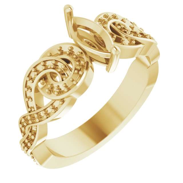 14k Yellow Gold