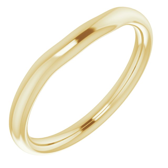 18K Yellow Band for 4.1 mm Round Ring
