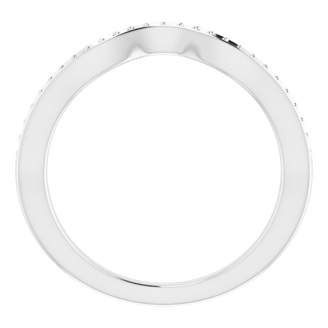 Band Mounting for 6 mm Asscher Ring view 2