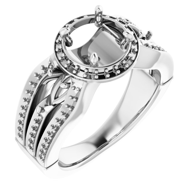 Halo-Style Engagement Ring