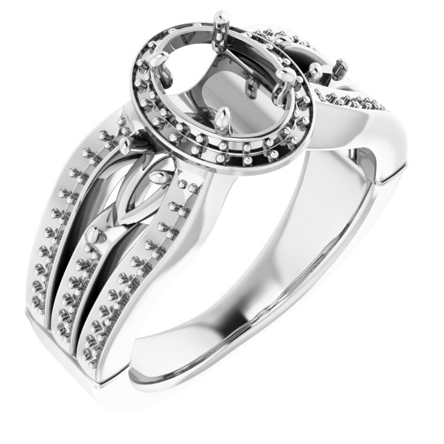 Halo-Style Engagement Ring