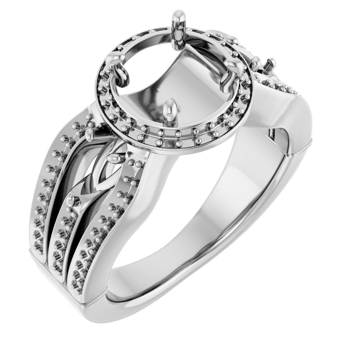 Halo-Style Engagement Ring