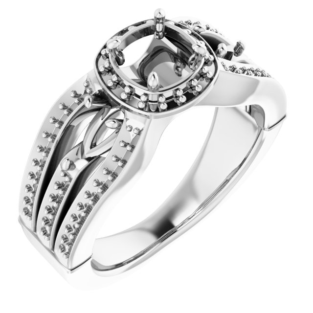 Halo-Style Engagement Ring