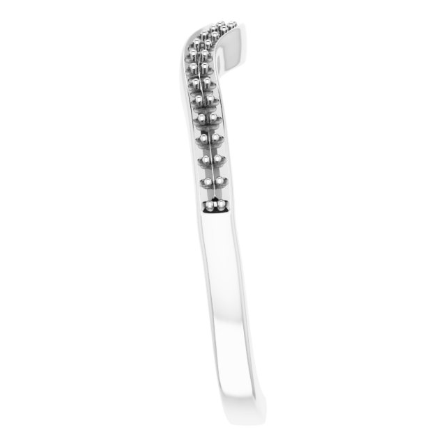 Band Mounting for 6 mm Asscher Ring view 4